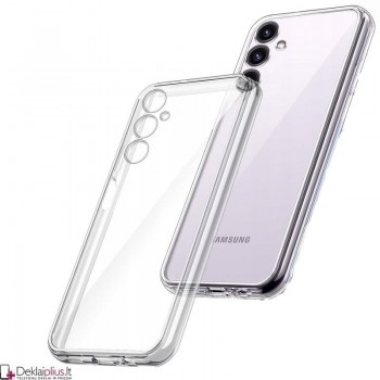 Silikoninis dėklas su kameros apsauga 2.0 mm storio - permatomas (Samsung Galaxy S25) Silikoninis dėklas su kameros apsauga 2.0 mm storio - permatomas (Samsung Galaxy S25)